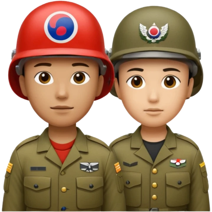 United states + South korea emoji