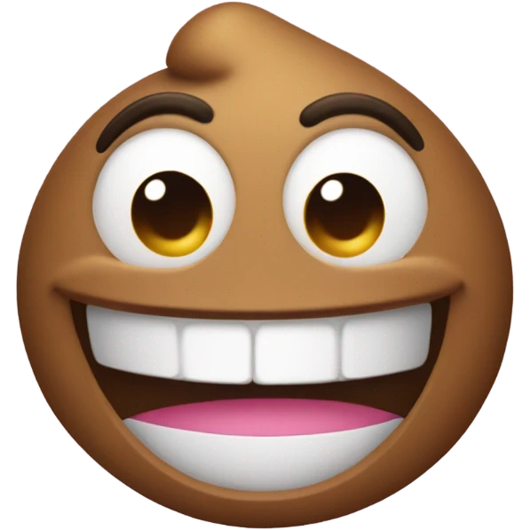 Smiling poop emoji