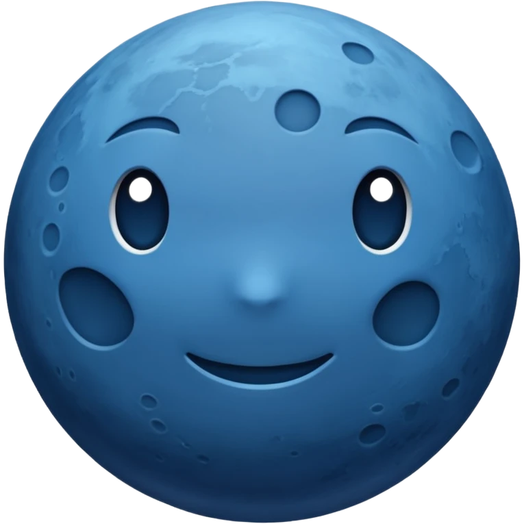 Navy moon 🌙 emoji