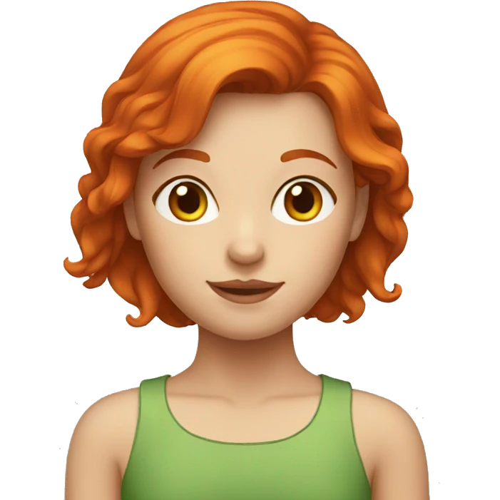 redhead girl emoji