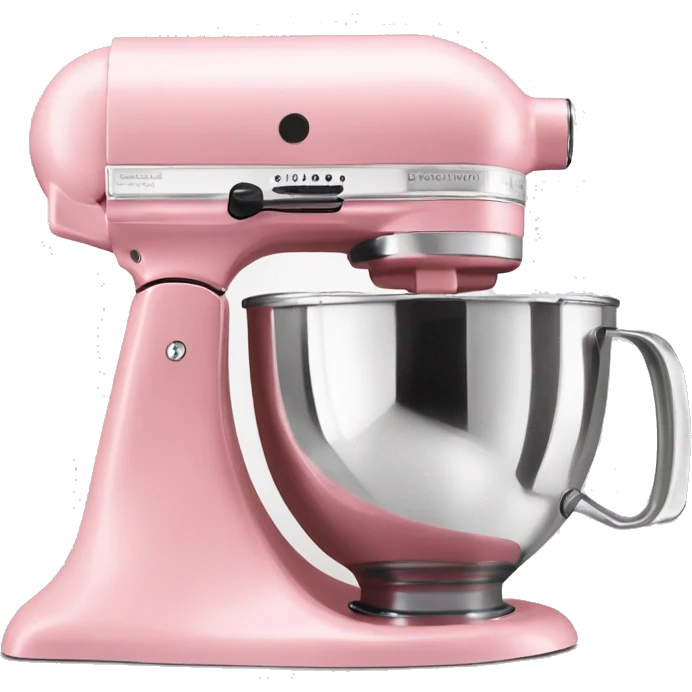 Realistic light pink kitchenaid mixer  emoji