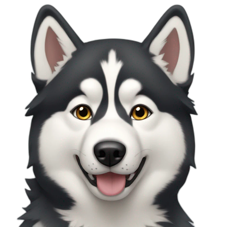 Siberian husky emoji