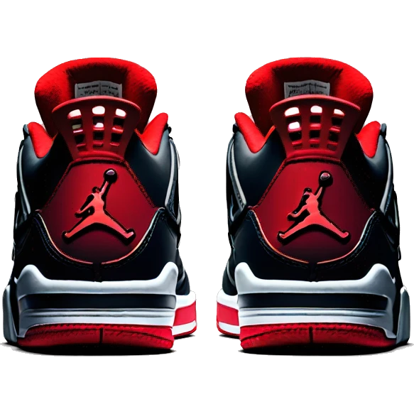 jordan 4 retro bred emoji