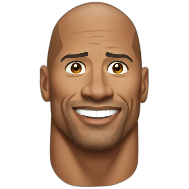 Dwayne Johnson emoji