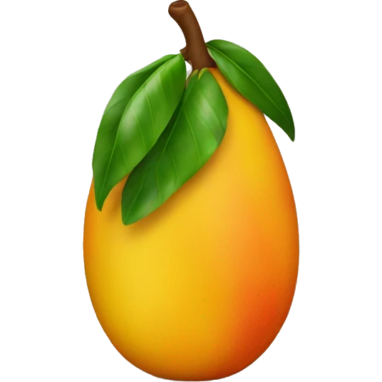 A mango bottle emoji