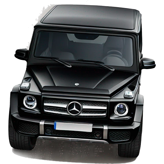 Black Mercedes classe G emoji