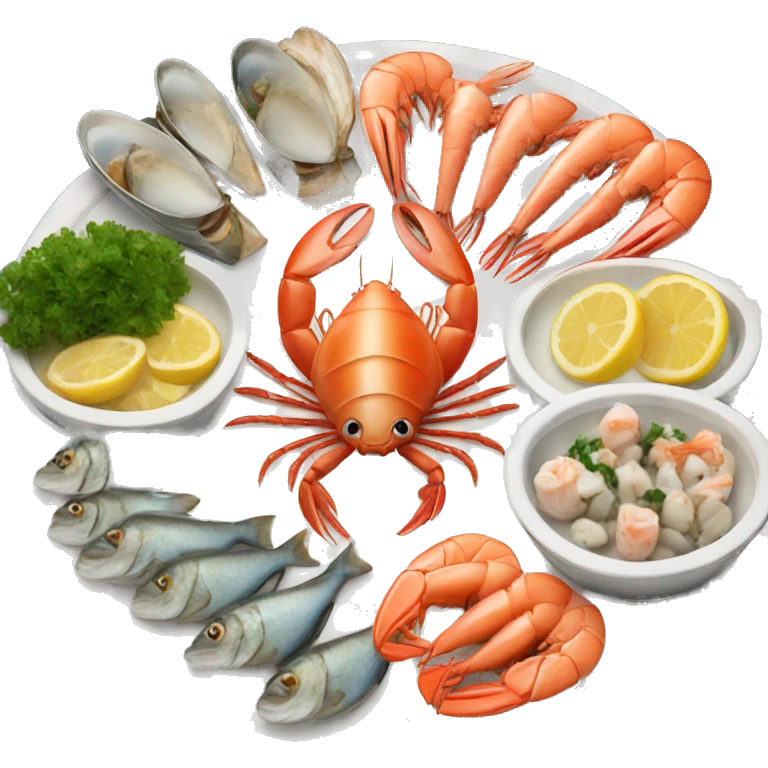 seafood platter emoji