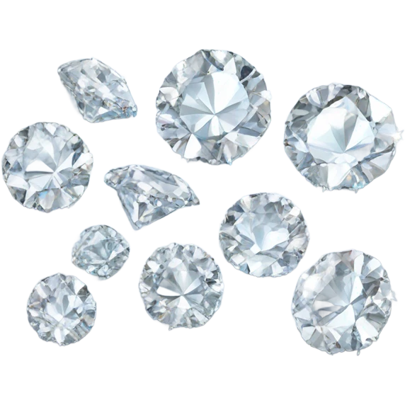 a bunch of diamonds emoji