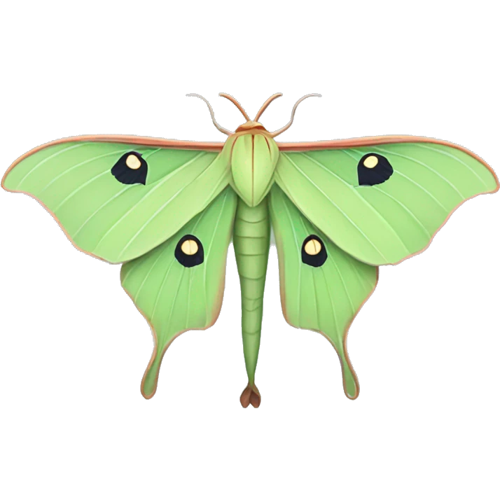 Luna moth  emoji
