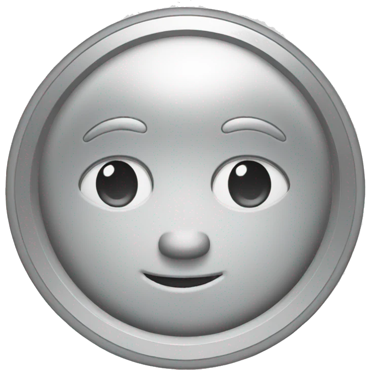 silver coin emoji