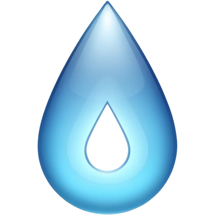 large tear drop emoji