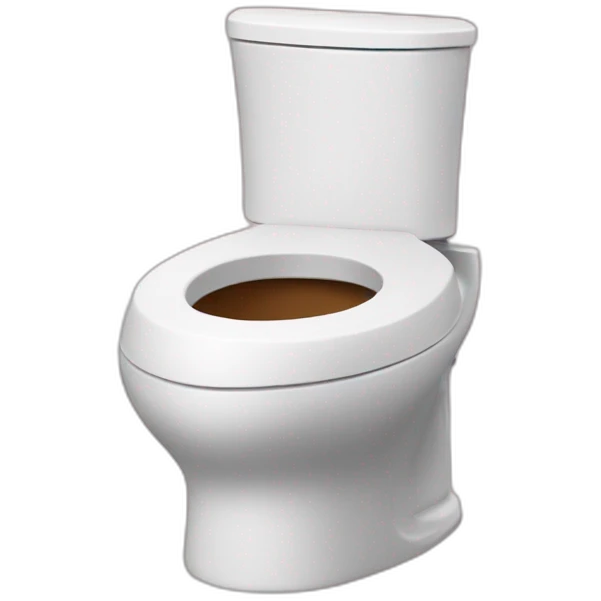 caca sur un toilette emoji