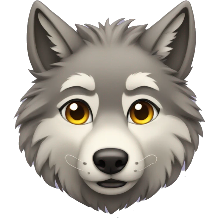 furry wolf emoji