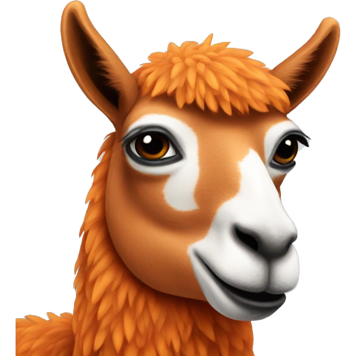 orange lama emoji