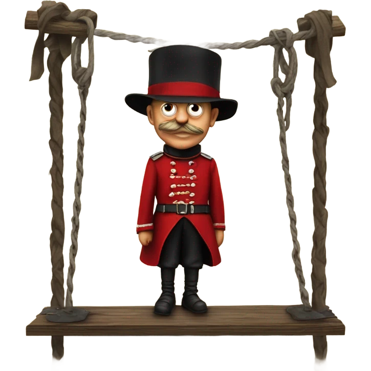 the red baron on the gallows from the game The Witcher 3 emoji