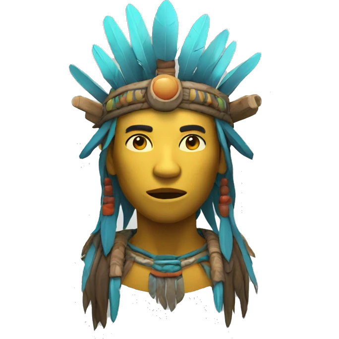shaman 3d only faces emoji