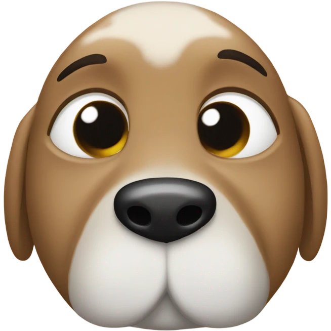 Face with puppy eyes emoji