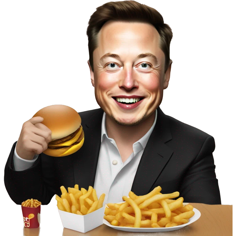 elon musk happy meal emoji