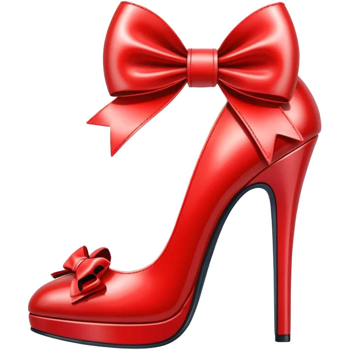 heels with a bow emoji