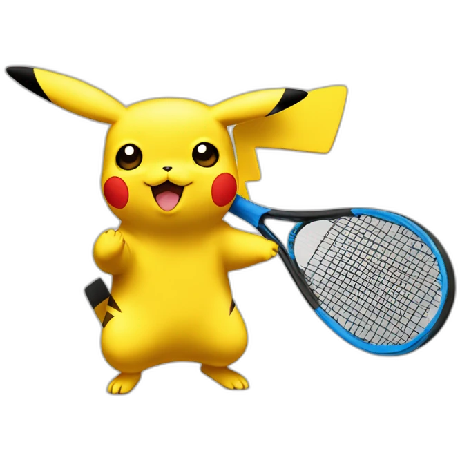 Pikachu pádel emoji