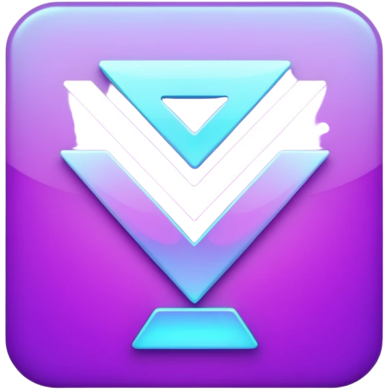 holographic purple checkmark emoji