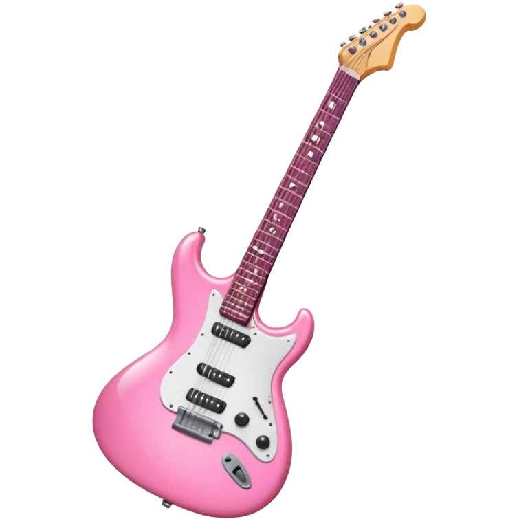  Guitar electric pink  emoji