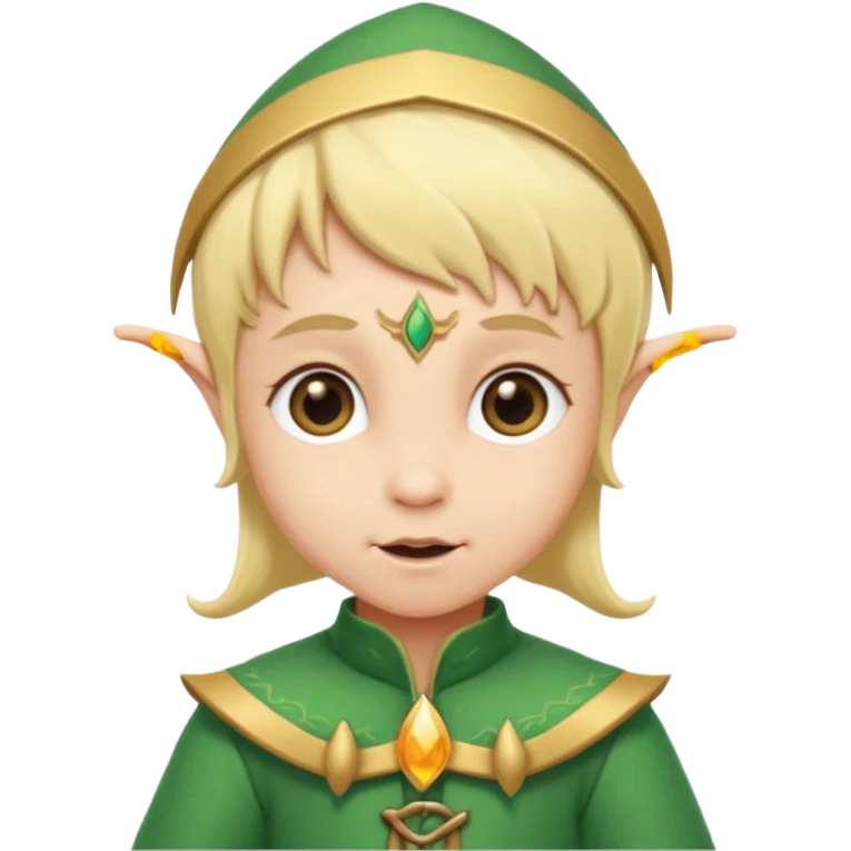 baby elf blonde hair emoji