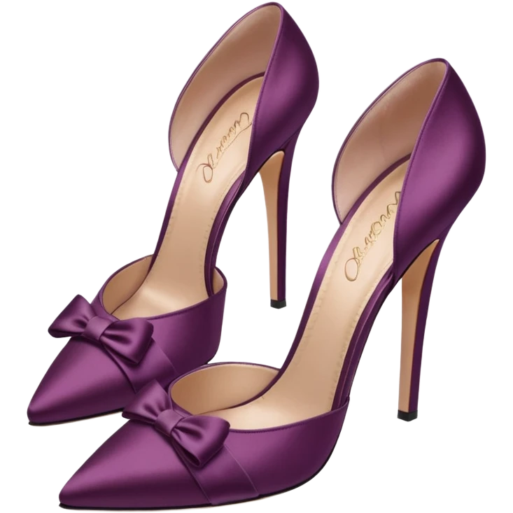 Agent Provocateur Elice Plum Mules pair 
 emoji