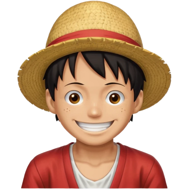 Luffy from one piece emoji