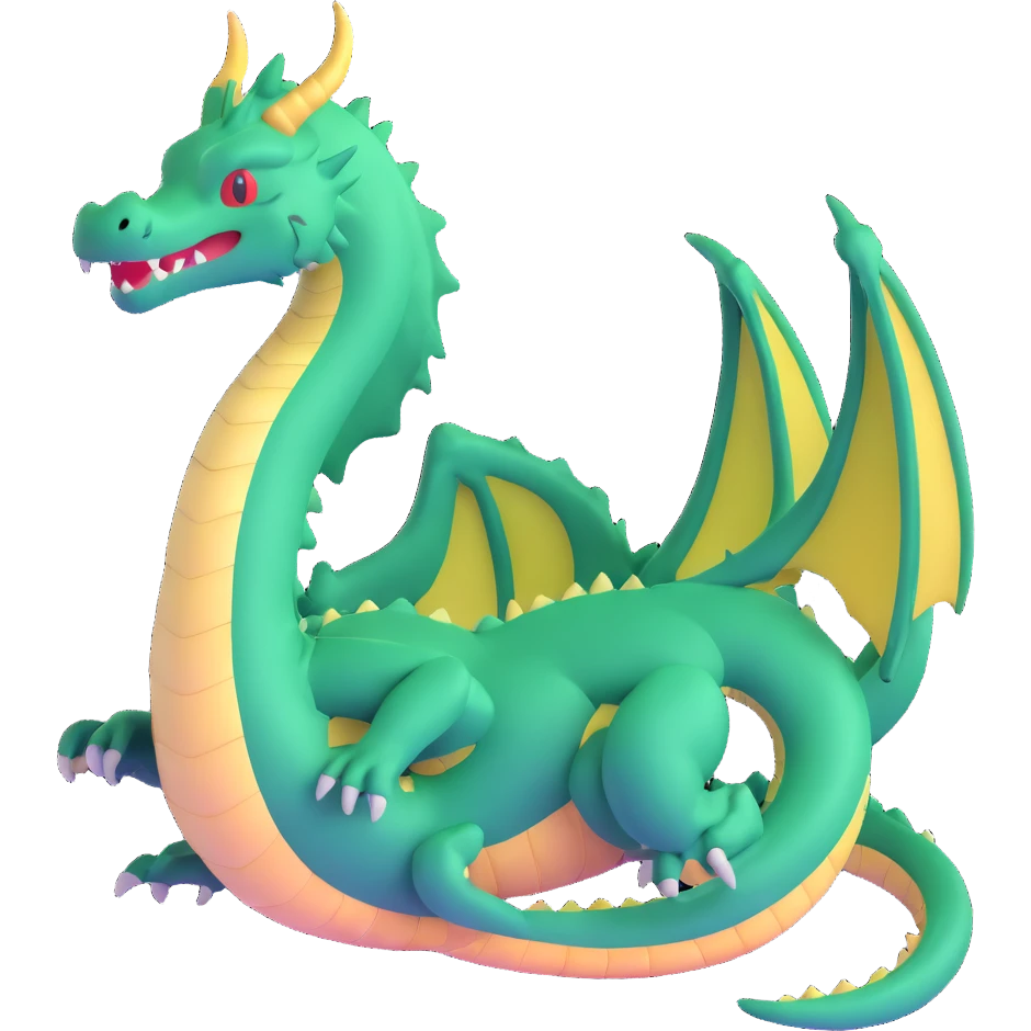 Dragon Haku from Spirited Away emoji
