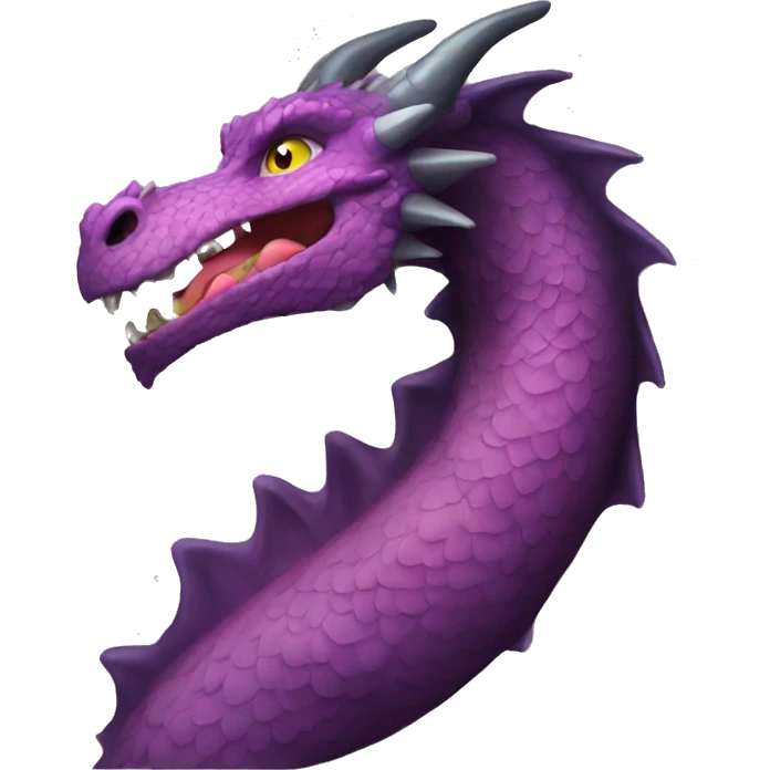 A dragon’s neck emoji