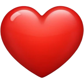red heart emoji