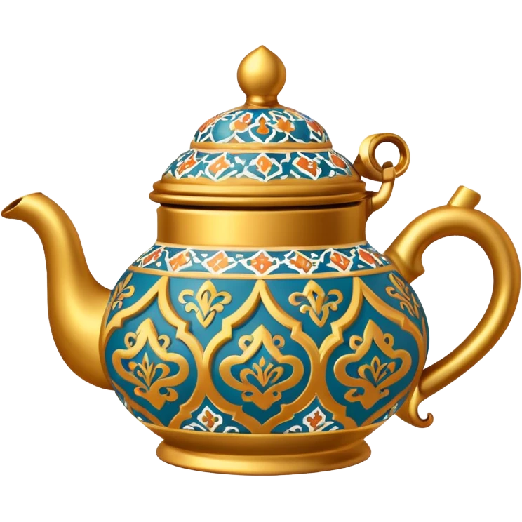 moroccan style ornamented teapot emoji