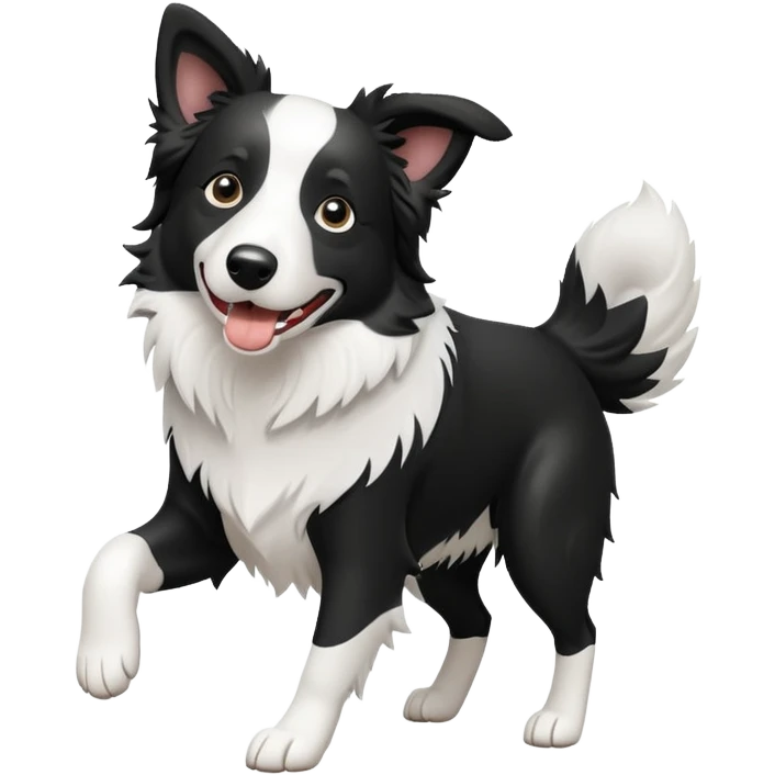 einen border collie der tanzt  emoji