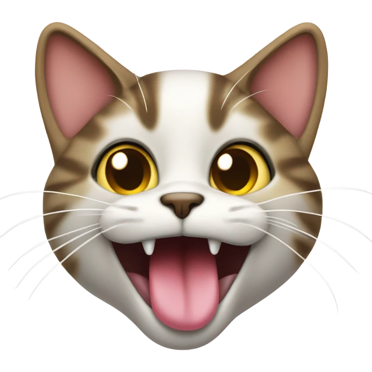 Cat sticking out tounge emoji