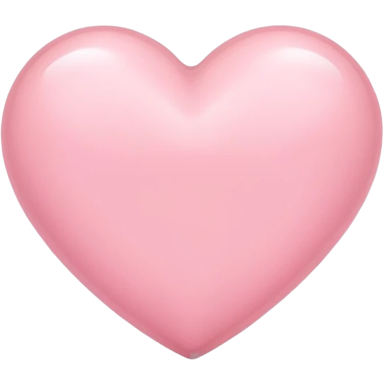 light pink heart  emoji