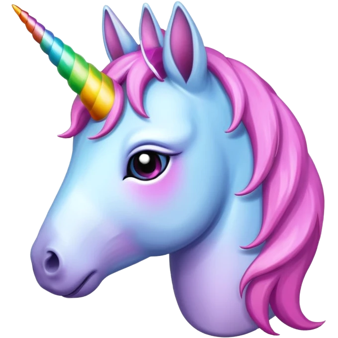 sad unicorn emoji