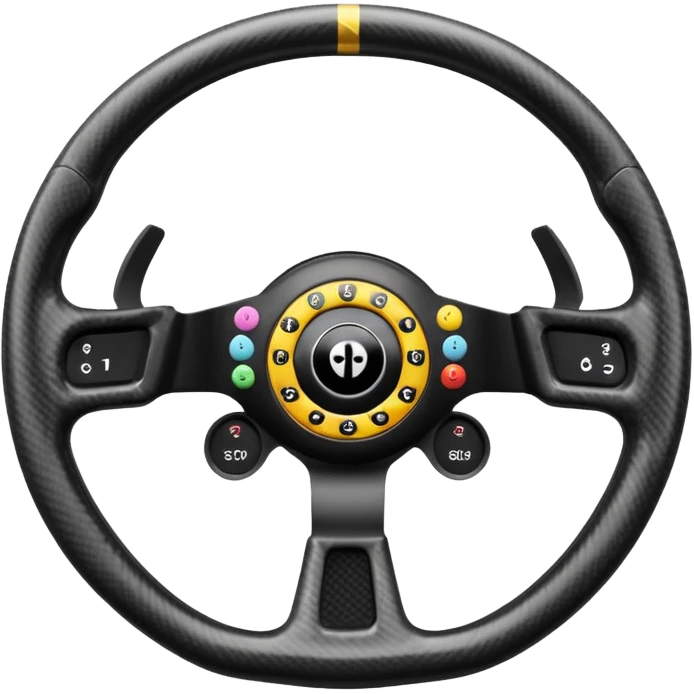 F1 steering wheel emoji