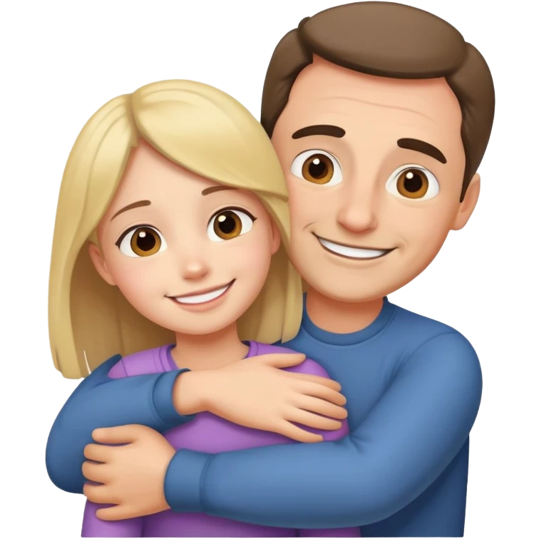 Daughter loves dad emoji