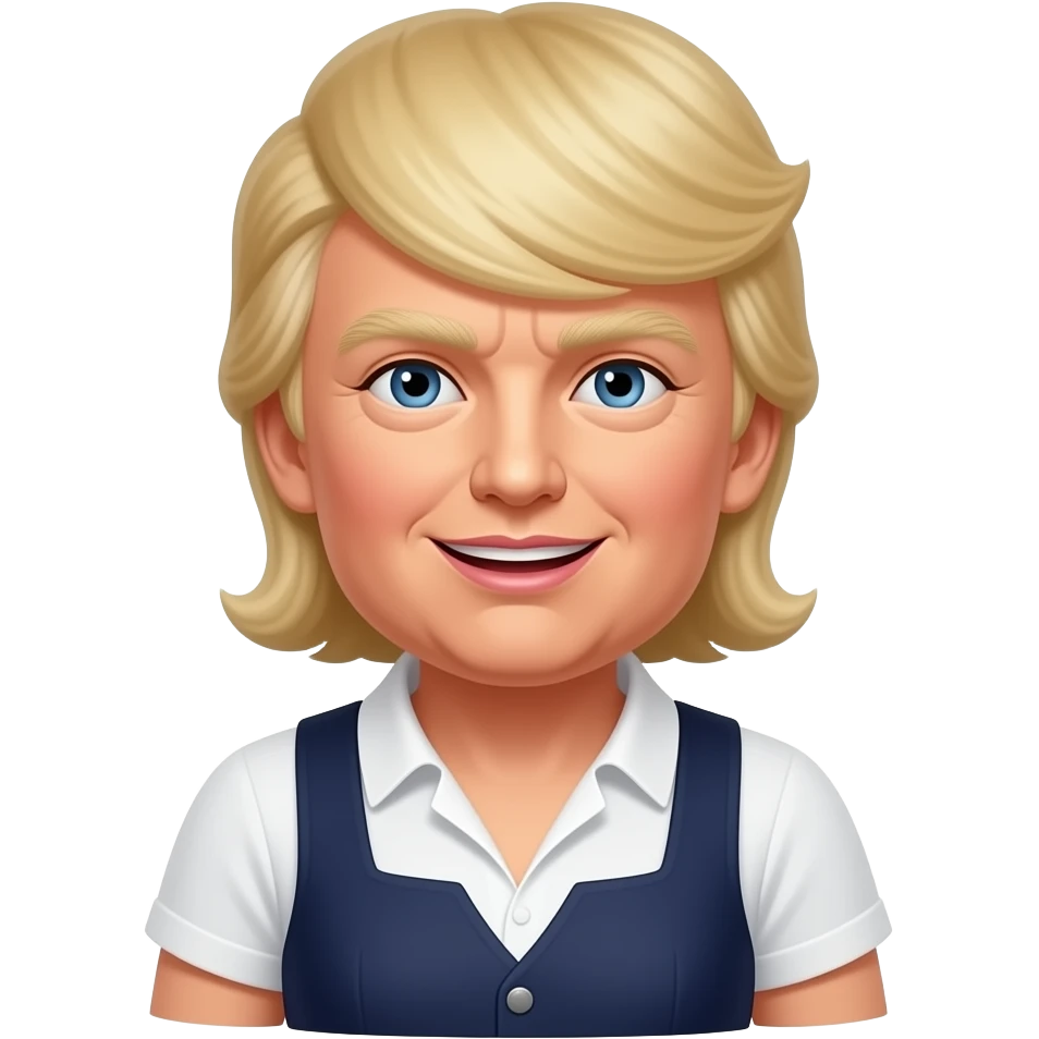 donald trump cross dressing emoji