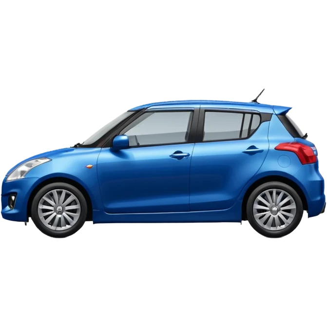 blue suzuki swift side view emoji