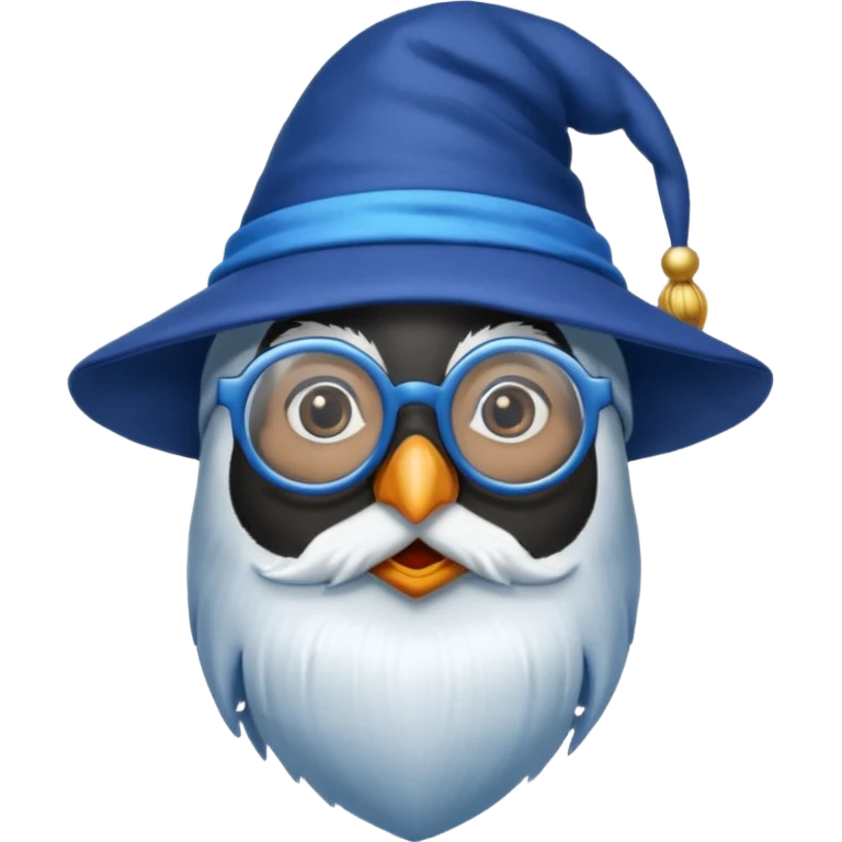 Penguin Wizard emoji