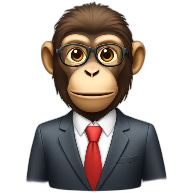 monkey CEO emoji