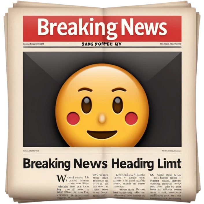 Breaking news emoji