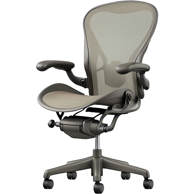 herman miller aeron desk chair emoji