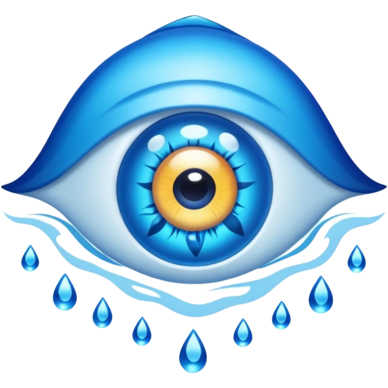 siren aesthetic eye emoji