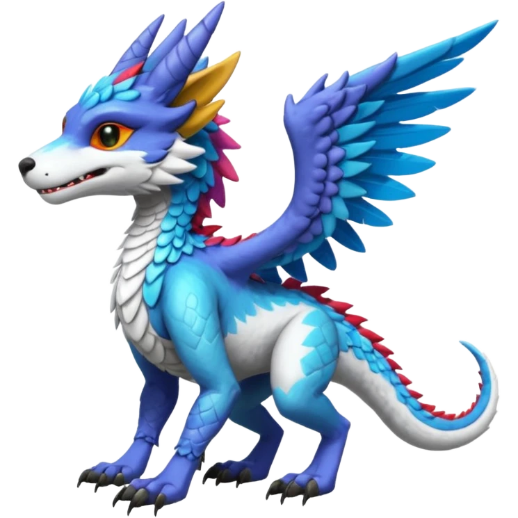 Trico-Vernid-Sergal-Protogen-Dutch-Angel-Dragon-fusion-animal-hybrid emoji