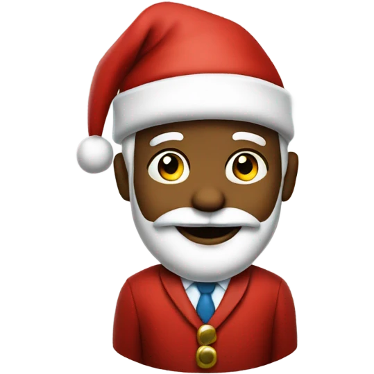 Santa Claus as a salesman  emoji