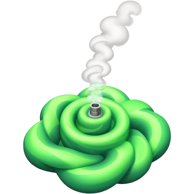 poisonous gas, isometric emoji