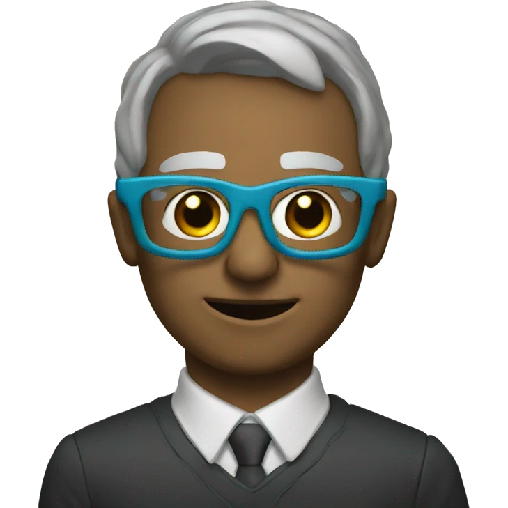 Ellon Mask with glasses  emoji